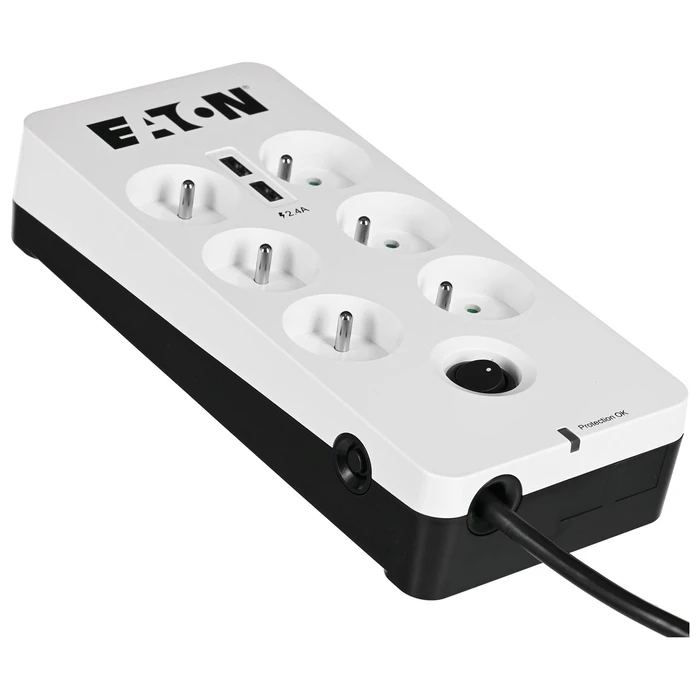 Πολύπριζο Eaton Protection Box 6 USB FR