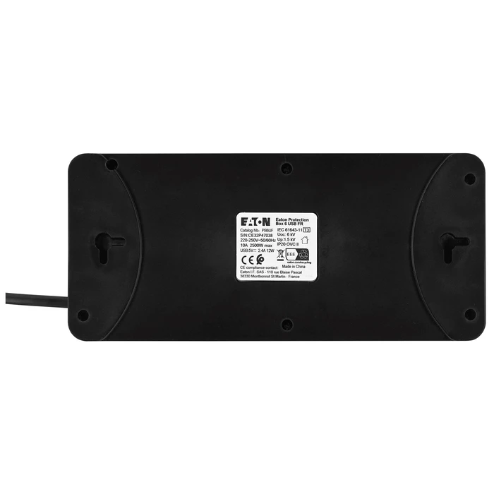 Πολύπριζο Eaton Protection Box 6 USB FR