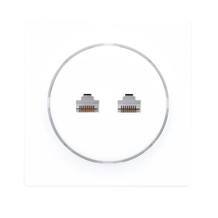Πρίζα Δικτύου Fibaro Walli N socket-outlet 2 x RJ-45 White