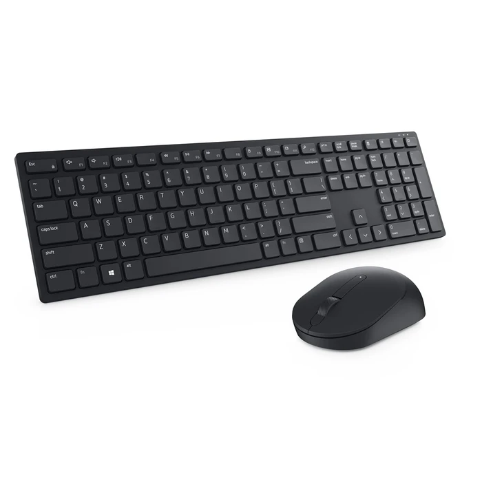Σετ Πληκτρολόγιο & Ποντίκι Ασύρματο Dell KM5221W RF QWERTY US International Black