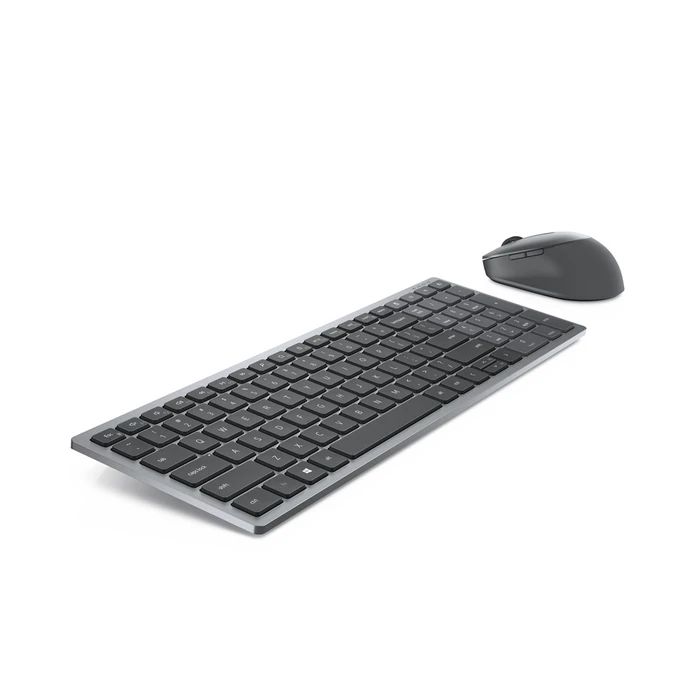 Σετ Πληκτρολόγιο & Ποντίκι Ασύρματο Dell KM7120W RF + Bluetooth QWERTY Grey, Titanium