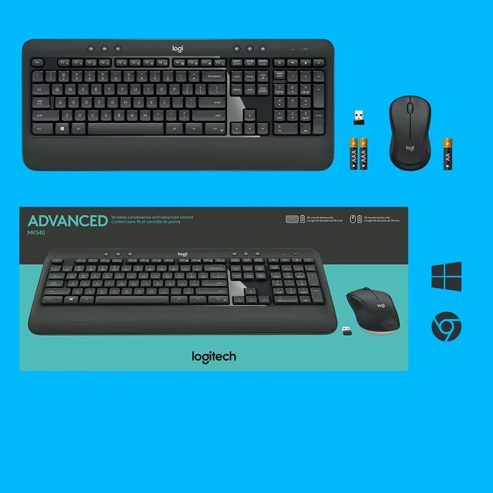 Σετ Πληκτρολόγιο & Ποντίκι Ασύρματο Logitech MK540 ADVANCED and Combo