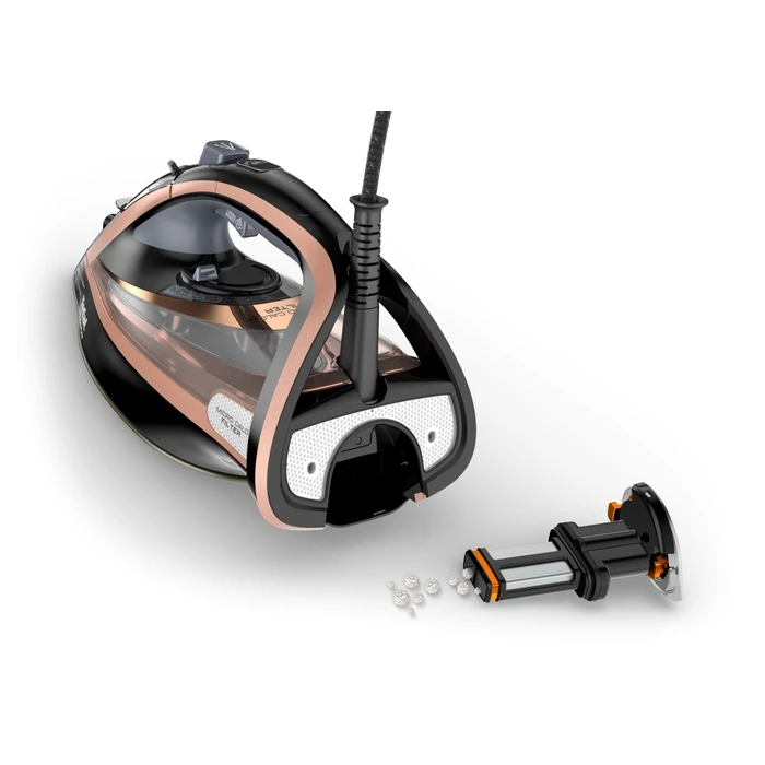 Σίδερο Ατμού Tefal Ultimate Pure FV9845 iron Dry & Durilium 3200W Black, Copper