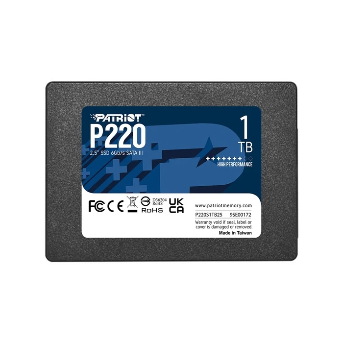 Σκληρός Δίσκος M.2 SSD 1TB Patriot P220 2.5" 1000GB Serial ATA III