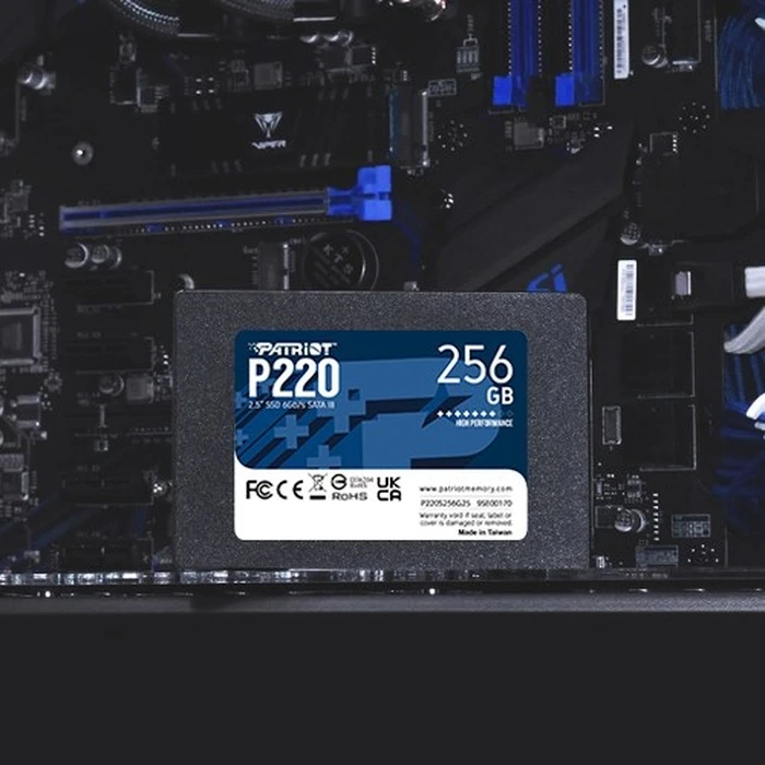 Σκληρός Δίσκος M.2 SSD 256GB Patriot P220 2.5" Serial ATA III