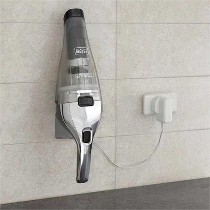 Σκουπάκι Χειρός Black & Decker NVC220WC-QW Chrome, Titanium, Bagless