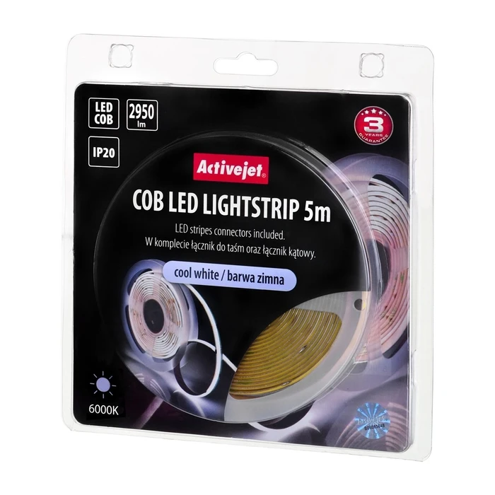 Ταινία LED Activejet AJE-COB 5m zim strip Universal strip light Indoor