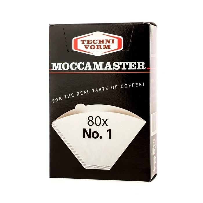 Φίλτρα Καφέ Moccamaster Paper coffee filters Nr 1 disposable 80 pc(s)