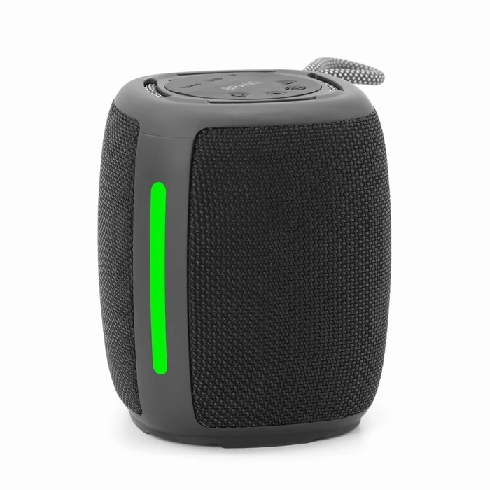 Φορητό Ηχείο Bluetooth Gembird SPK-BT-LED-03-BK with RGB LED Light Black 5W