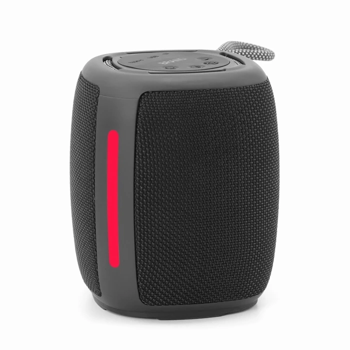 Φορητό Ηχείο Bluetooth Gembird SPK-BT-LED-03-BK with RGB LED Light Black 5W