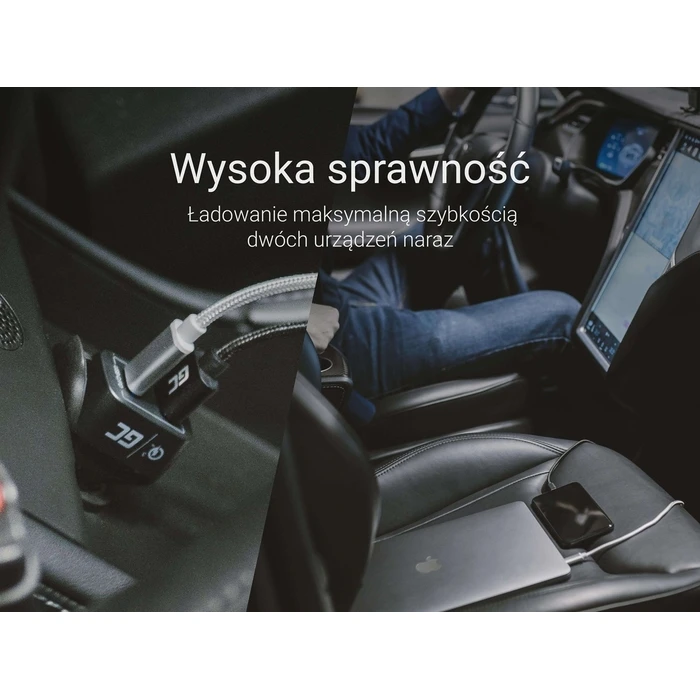 Φορτιστής Αυτοκινήτου Green Cell CAD33 Black Indoor