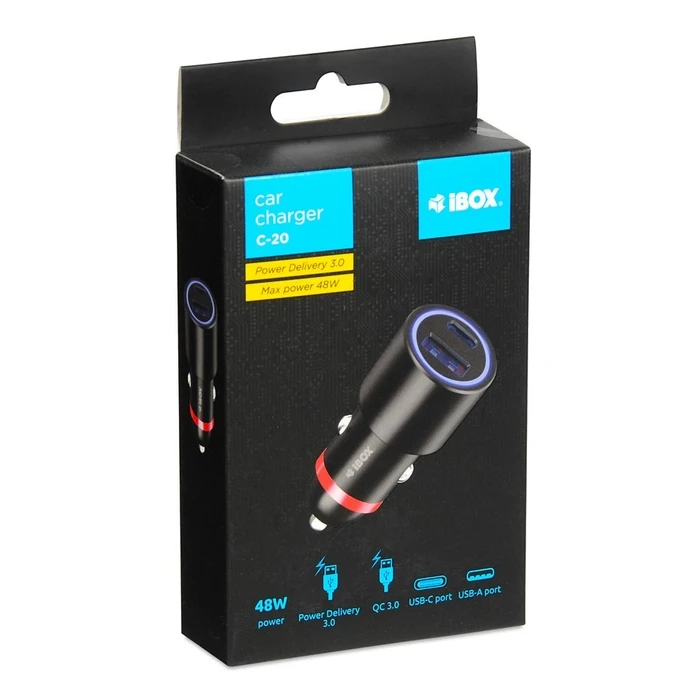 Φορτιστής Αυτοκινήτου iBox ICC20 Tablet Fast charging Auto