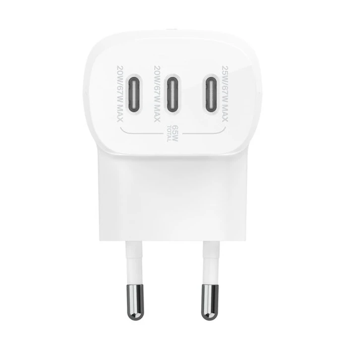 Φορτιστής Πρίζας Belkin WCC002VFWH White AC Fast charging Indoor