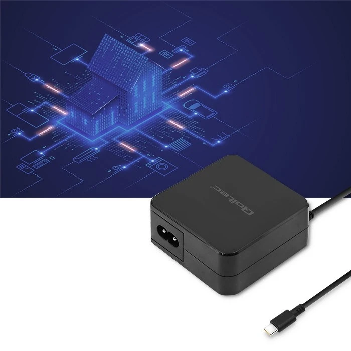 Φορτιστής Πρίζας Qoltec 51027 65W, 5-20.3V, 2-3.25A, USB type C, PD