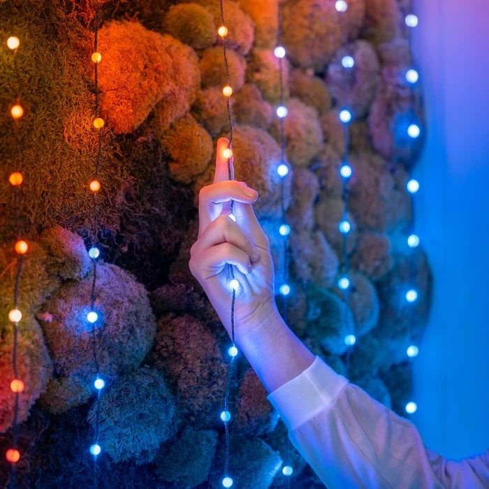 Χριστουγεννιάτικα Λαμπάκια Twinkly Candies LED TWKP100RGB-T 6 m 100 pearl-shaped