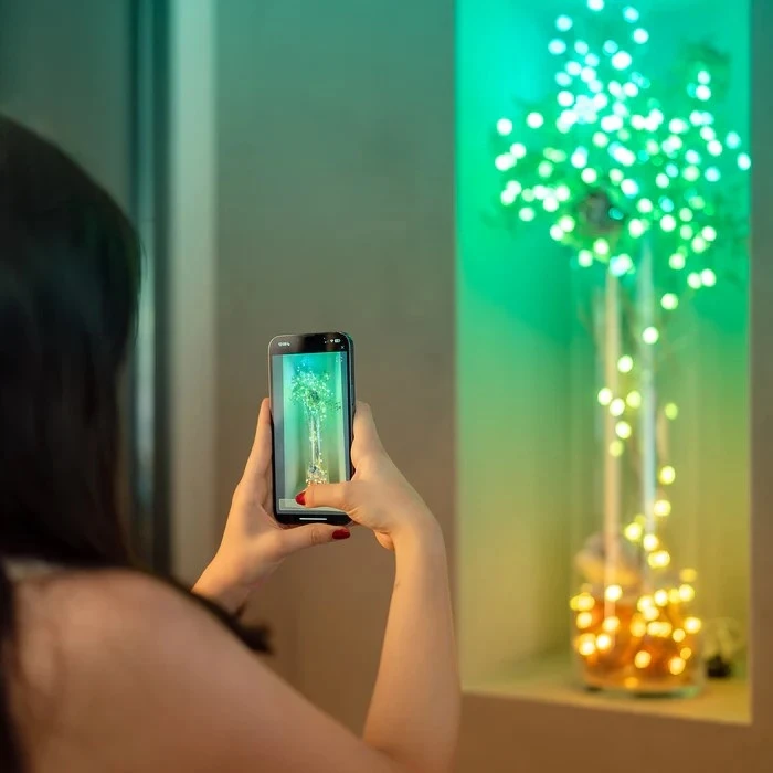 Χριστουγεννιάτικα Λαμπάκια Twinkly Candies LED TWKP100RGB-T 6 m 100 pearl-shaped