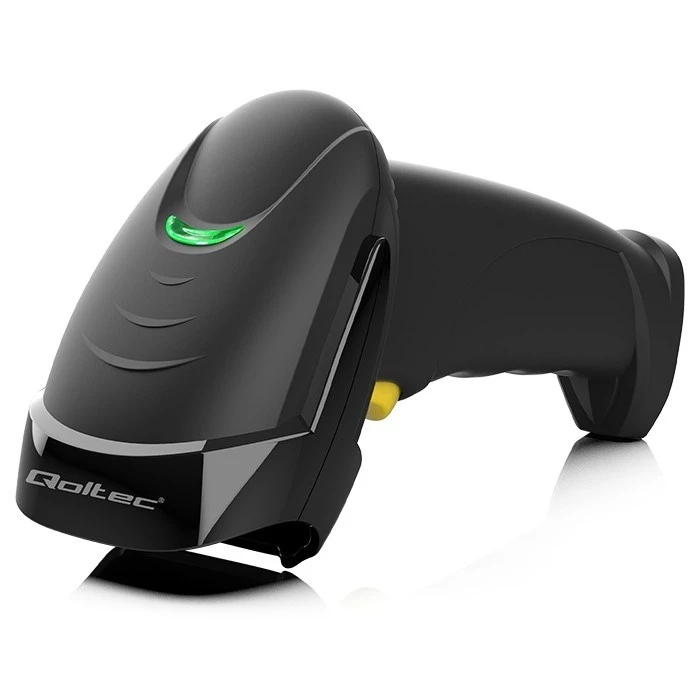 Barcode Scanner Qoltec 50853 Laser 1D / 2D / Black