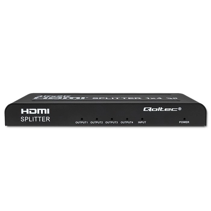 HDMI Splitter Qoltec 51798 Active 4 x HDMI 4K x 2K / 3.4Gb/s