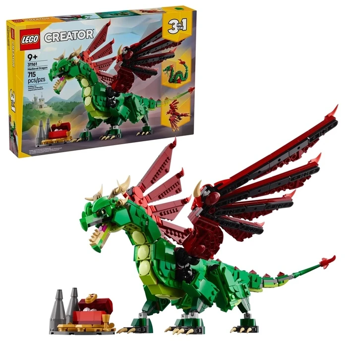 LEGO Creator 3 In 1 31161 Medieval Dragon