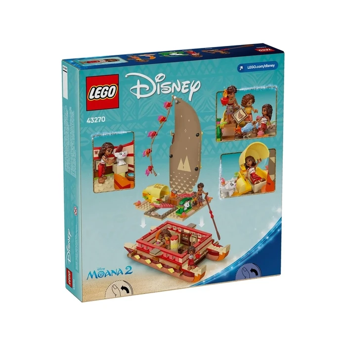 LEGO Disney 43270 Moana'S Adventure Canoe