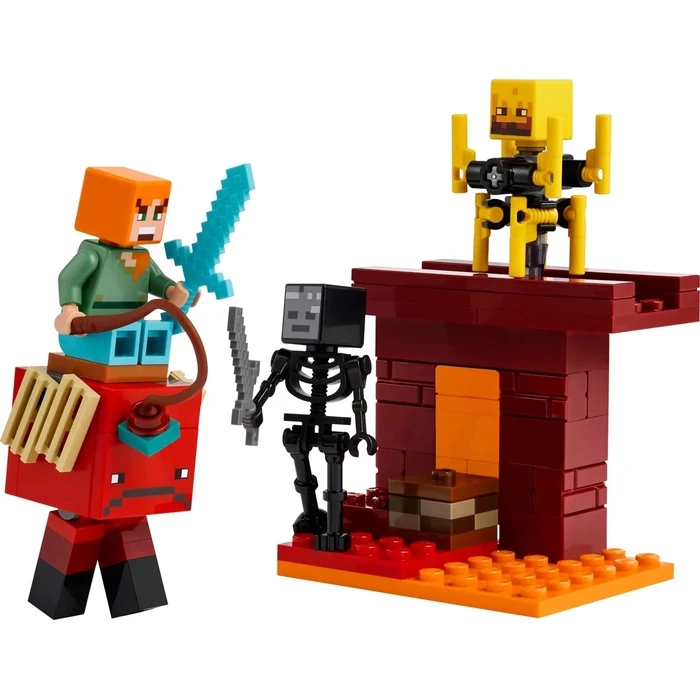 LEGO Minecraft 21266 The Nether Lava Battle
