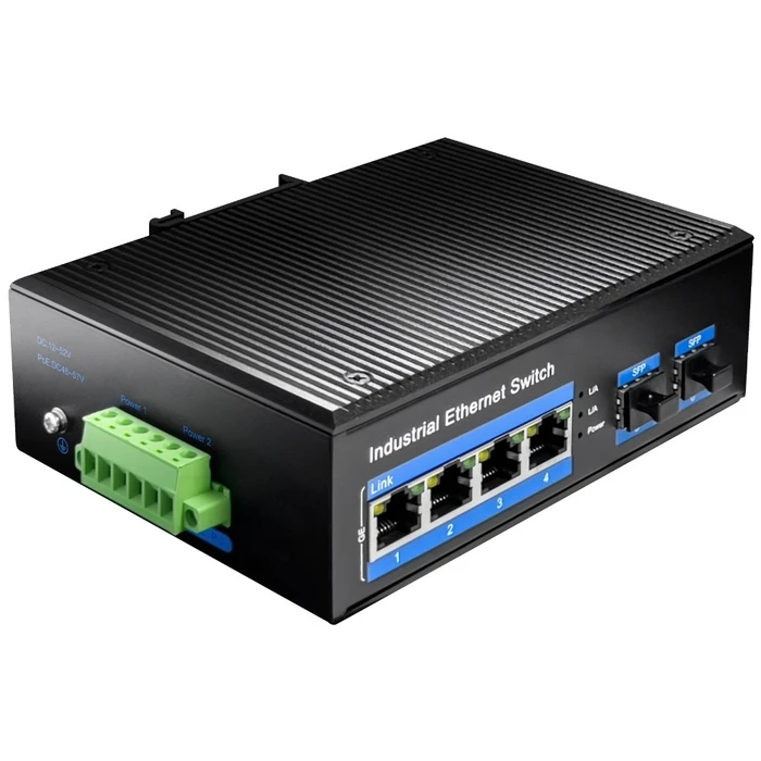 Network Switch Cudy IG1004S2P Unmanaged Gigabit Ethernet (10/100/1000) (PoE) Black