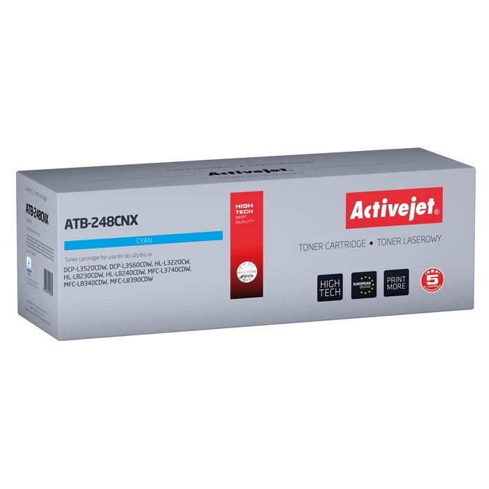 Toner Συμβατό Activejet ATB-248CNX for Brother TN248XLC| Supreme| 2300 pages| blue)