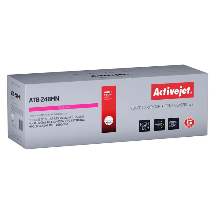 Toner Συμβατό Activejet ATB-248MN for Brother TN248M| Supreme| 1000 pages| purple)