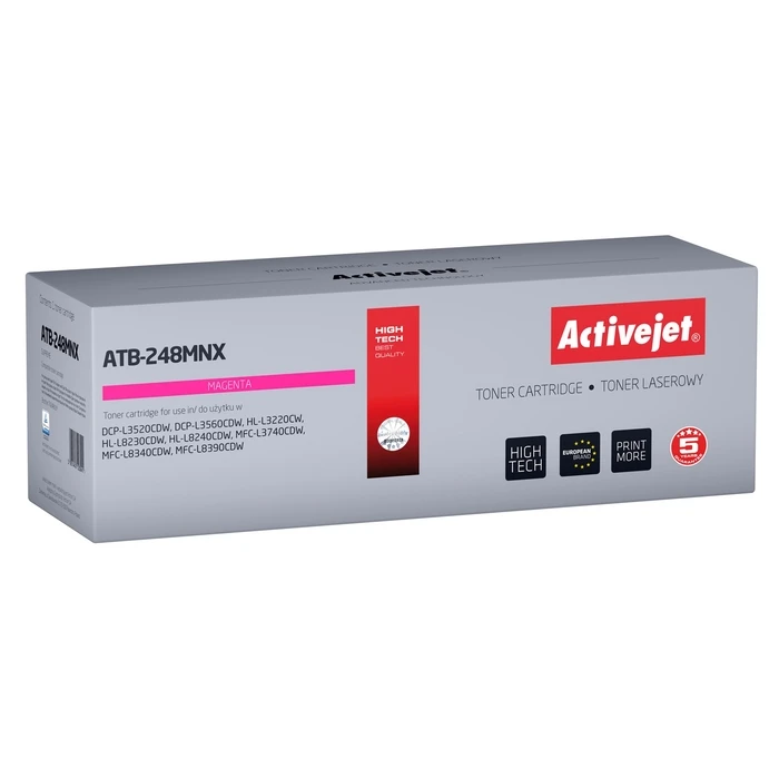 Toner Συμβατό Activejet ATB-248MNX for Brother TN248XLM| Supreme| 2,300 pages| magenta)