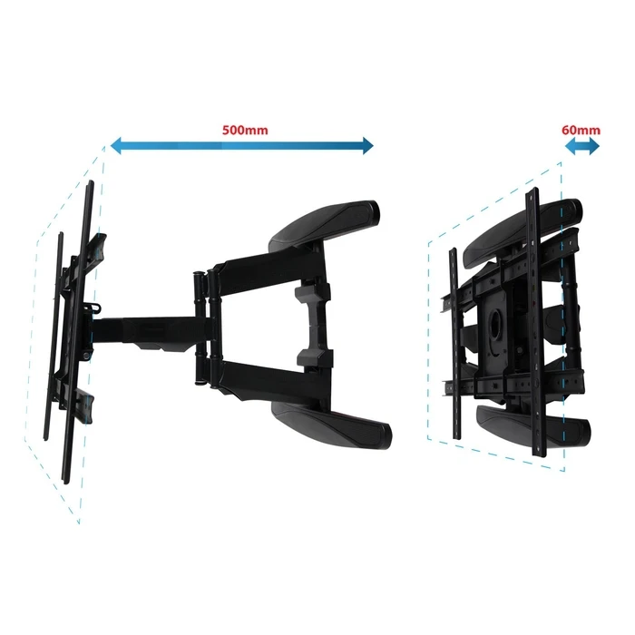 Βάση Τηλεόρασης Esperanza ERW021 CRONOS 2.16 m (85") TV mount Black