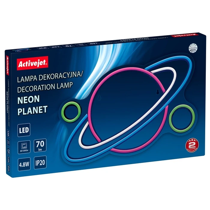 Διακοσμητικό Φωτιστικό Activejet AJE-NEON PLANET LED neon