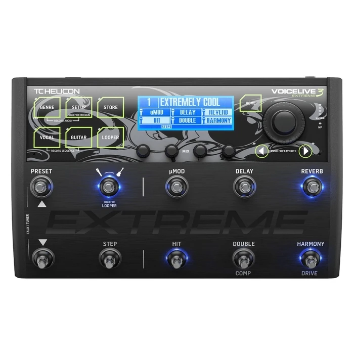 Εφέ Κιθάρας TC Helicon Voice Live 3 extreme - guitar-vocal multieffect