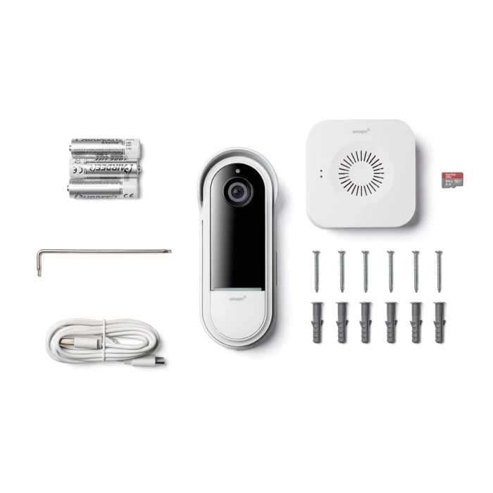 Κουδούνι Πόρτας Omajin Wireless video OVD-01-EU White, Black