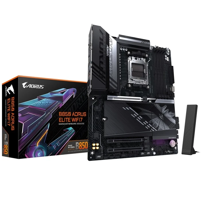 Μητρική Κάρτα Gigabyte B850 AORUS ELITE WIFI7 - AMD Ryzen 9000 Series CPUs, 14+2+2 Phases VRM
