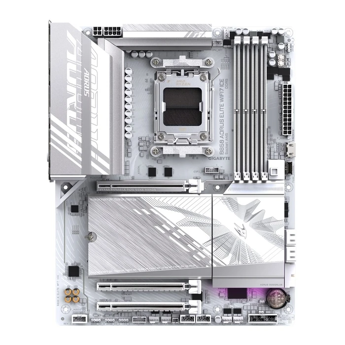 Μητρική Κάρτα Gigabyte B850 AORUS ELITE WIFI7 ICE - AMD Ryzen 9000 Series CPUs, 12+2+1 Phases VRM