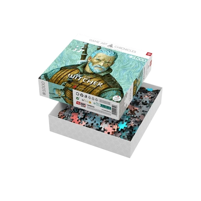 Παζλ Cenega Good Loot Game Art Chronicles: The Witcher Geralt & Vincent van Gogh (1000 elements)