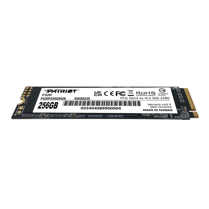 Σκληρός Δίσκος M.2 SSD 256GB Patriot VIPER P320 PCI-Ex4 NVMe 2.2GB/S (P320P256GM28)