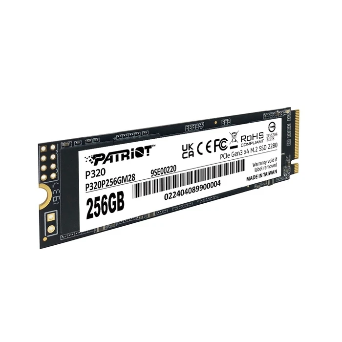 Σκληρός Δίσκος M.2 SSD 256GB Patriot VIPER P320 PCI-Ex4 NVMe 2.2GB/S (P320P256GM28)