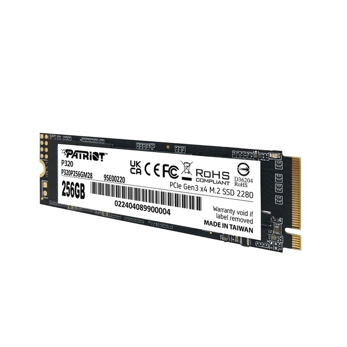 Σκληρός Δίσκος M.2 SSD 256GB Patriot VIPER P320 PCI-Ex4 NVMe 2.2GB/S (P320P256GM28)