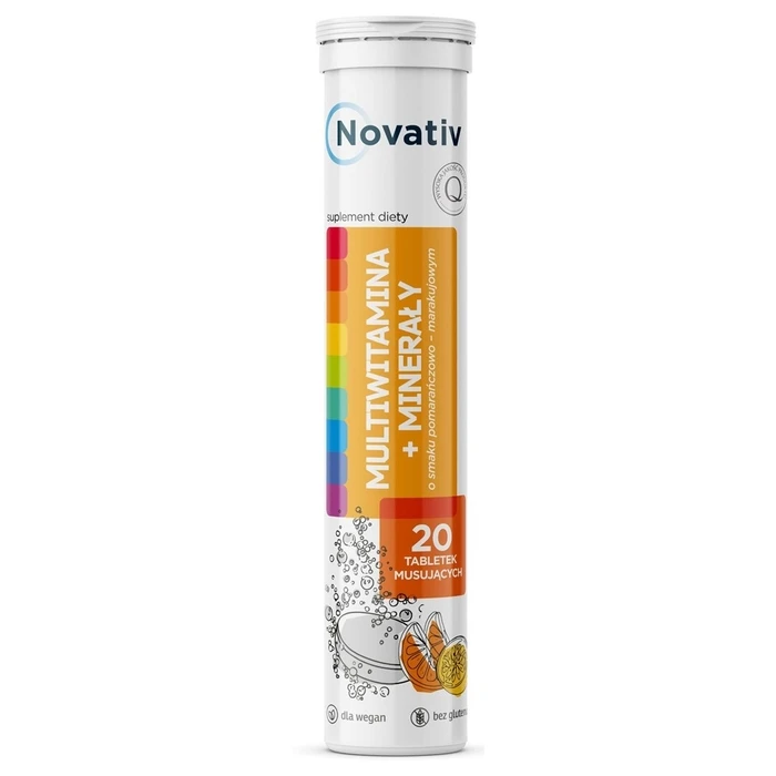 Συμπλήρωμα Διατροφής Novativ Multivitamin + Minerals 20 tablets