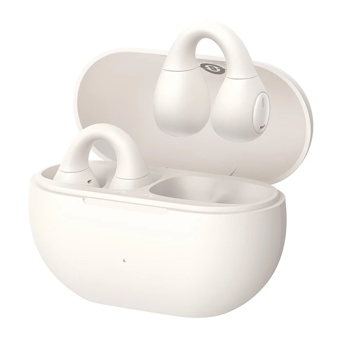 Bluetooth Handsfree Baseus Bass 15 Clip Open Ear (TWS) In-ear Calls/Music White