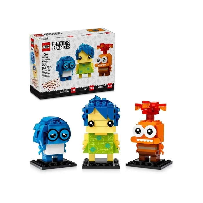 LEGO Brickheadz 40749 Joy, Sadness And Uncertainty