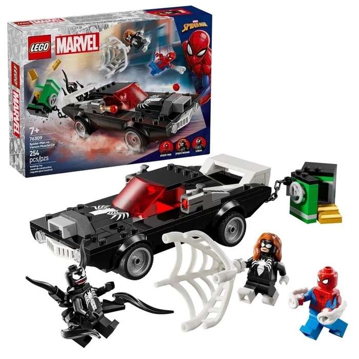 Lego Marvel 76309 Spider-Man Vs. Venom Muscle Car