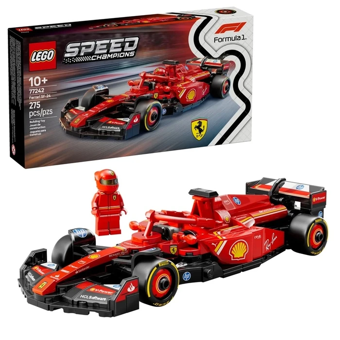Lego Speed Champions 77242 Ferrari Sf-24 F1 Race Car