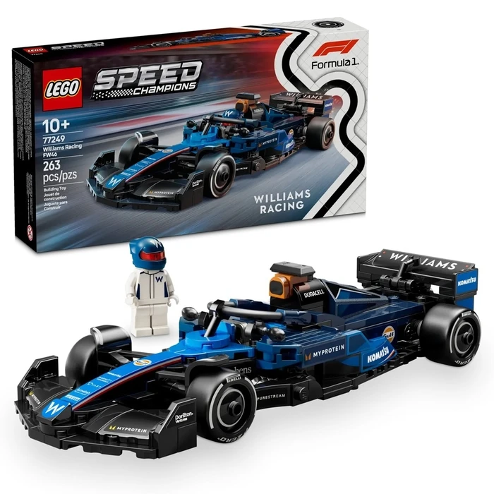 LEGO Speed Champions 77249 Williams Racing Fw46 F1 Race Car