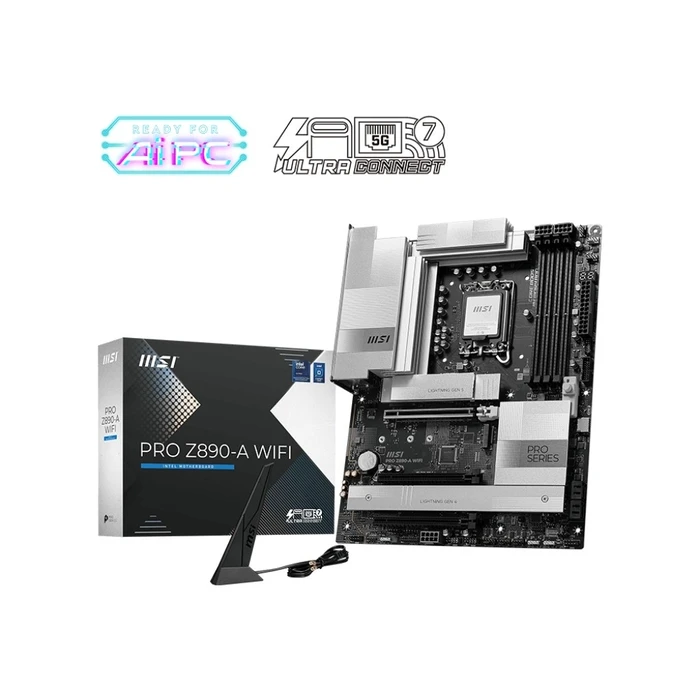Motherboard MSI PRO Z890-A WIFI Intel Z890 LGA 1851 (Socket V1) ATX