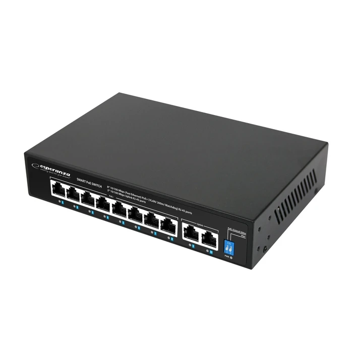 Network Switch Esperanza ENS106 10-port Poe 10/100 96W