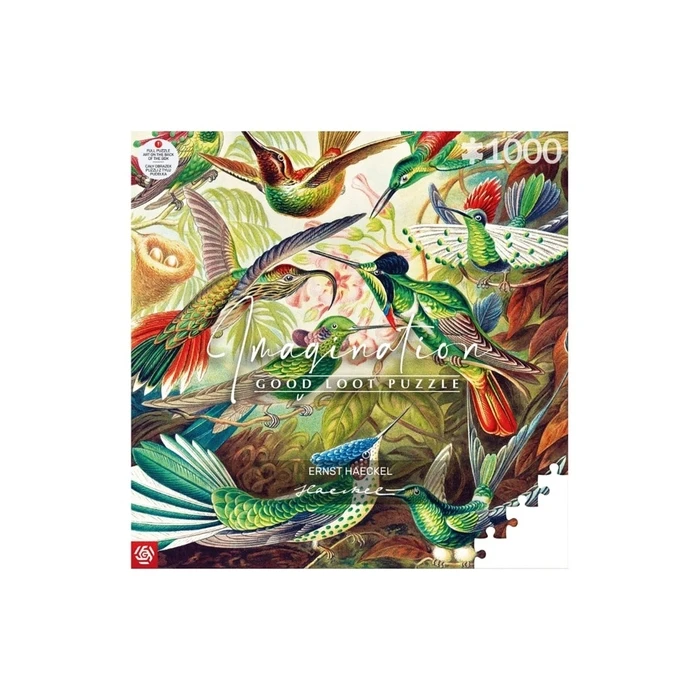 Puzzles Imagination Ernst Haeckel Hummingbirds 1000 elements