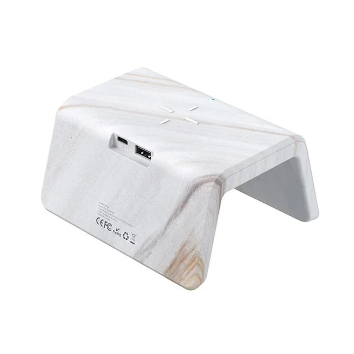 Επιτραπέζιο Ρολόι Φορτιστής Havit W320 - 6 in 1 marble