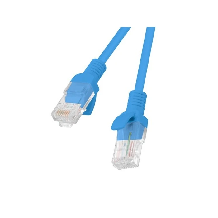 Καλώδιο Δικτύου Lanberg PCU6-10CC-0200-B 2m Cat5e U/UTP (UTP) Blue 10-PACK